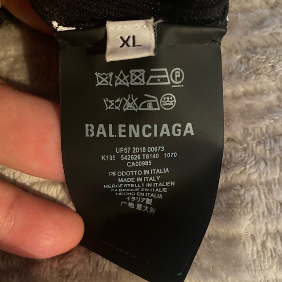 Balenciaga logo hooded turtleneck size XL - Picture 7 of 7